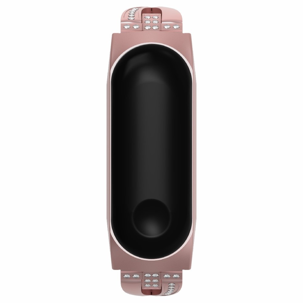 Correa Cristal Xiaomi Mi Band 5/6 oro rosado