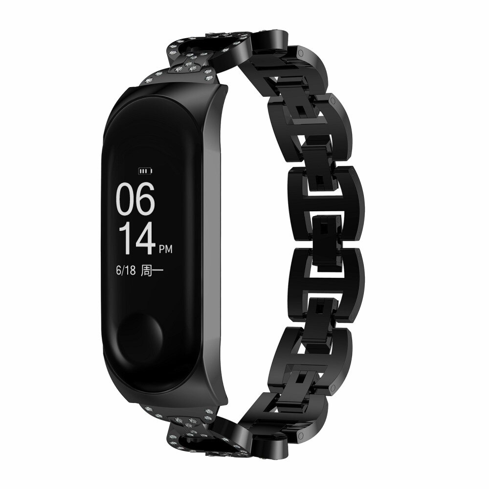 Correa Rhinestone bracelet Xiaomi Mi Band 5/6 Black