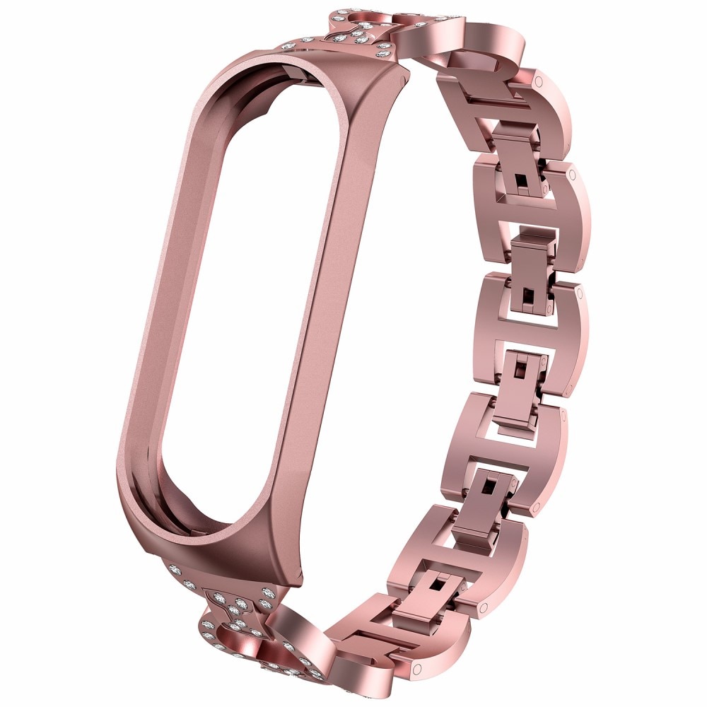 Correa Rhinestone bracelet Xiaomi Mi Band 5/6 Pink