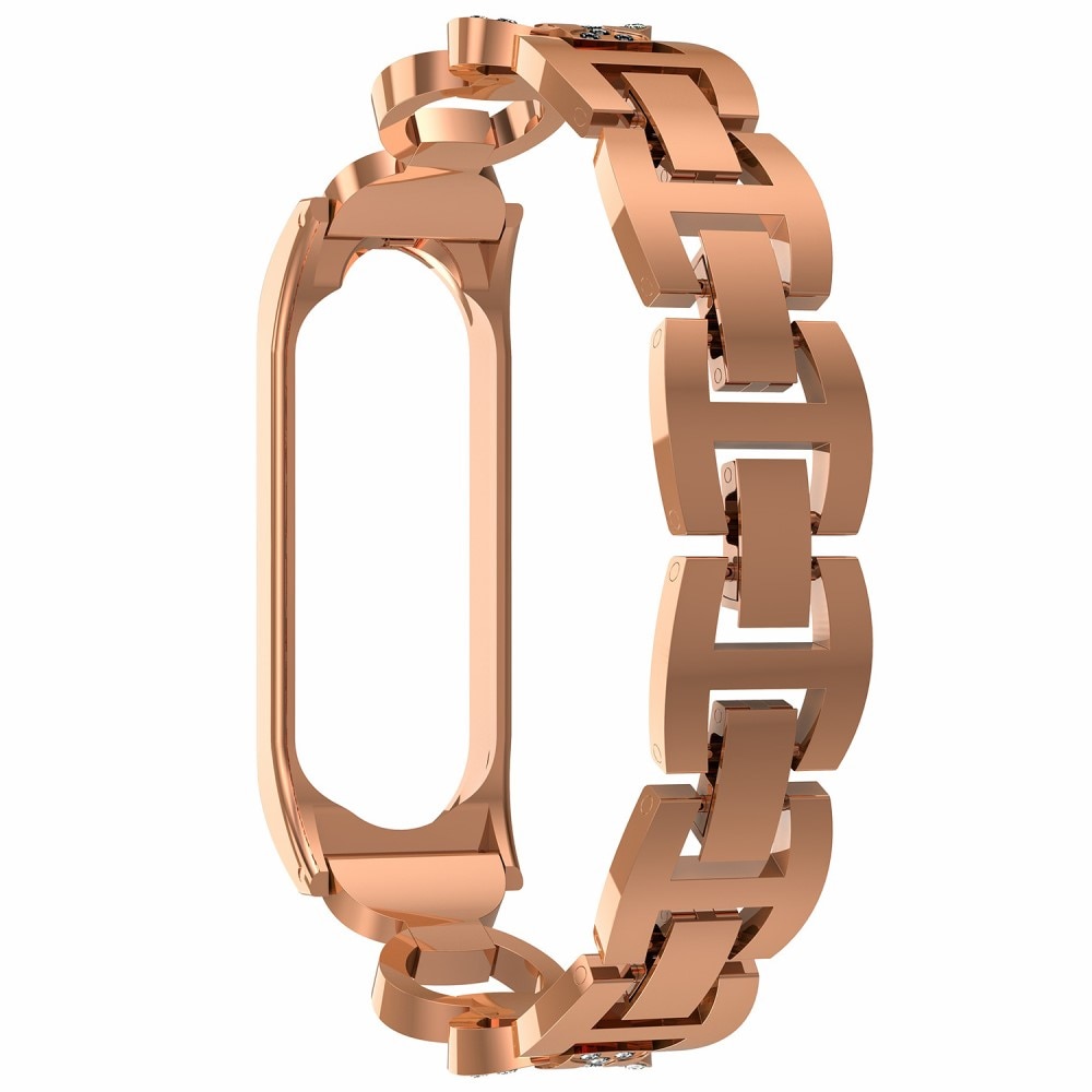 Correa Rhinestone bracelet Xiaomi Mi Band 5/6 Rose Gold