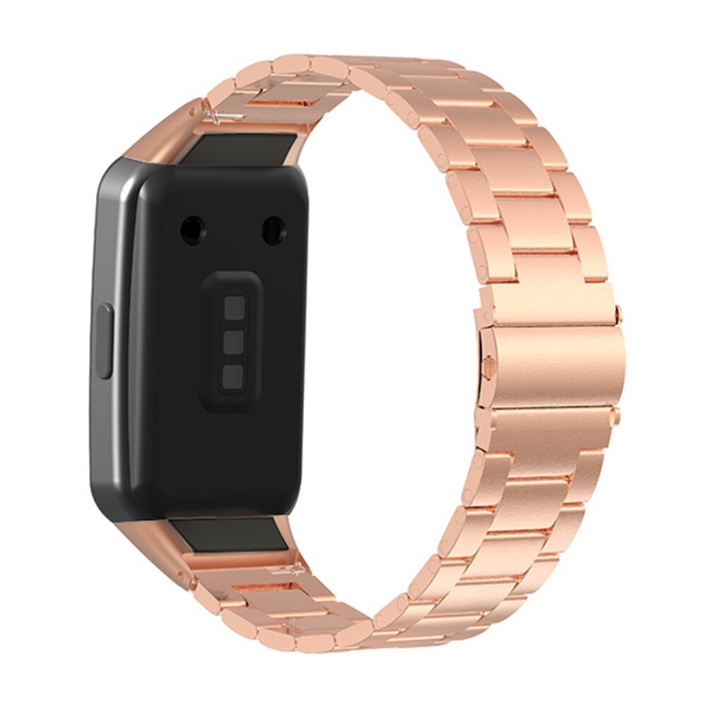 Correa de acero Huawei Band 6 Oro rosa