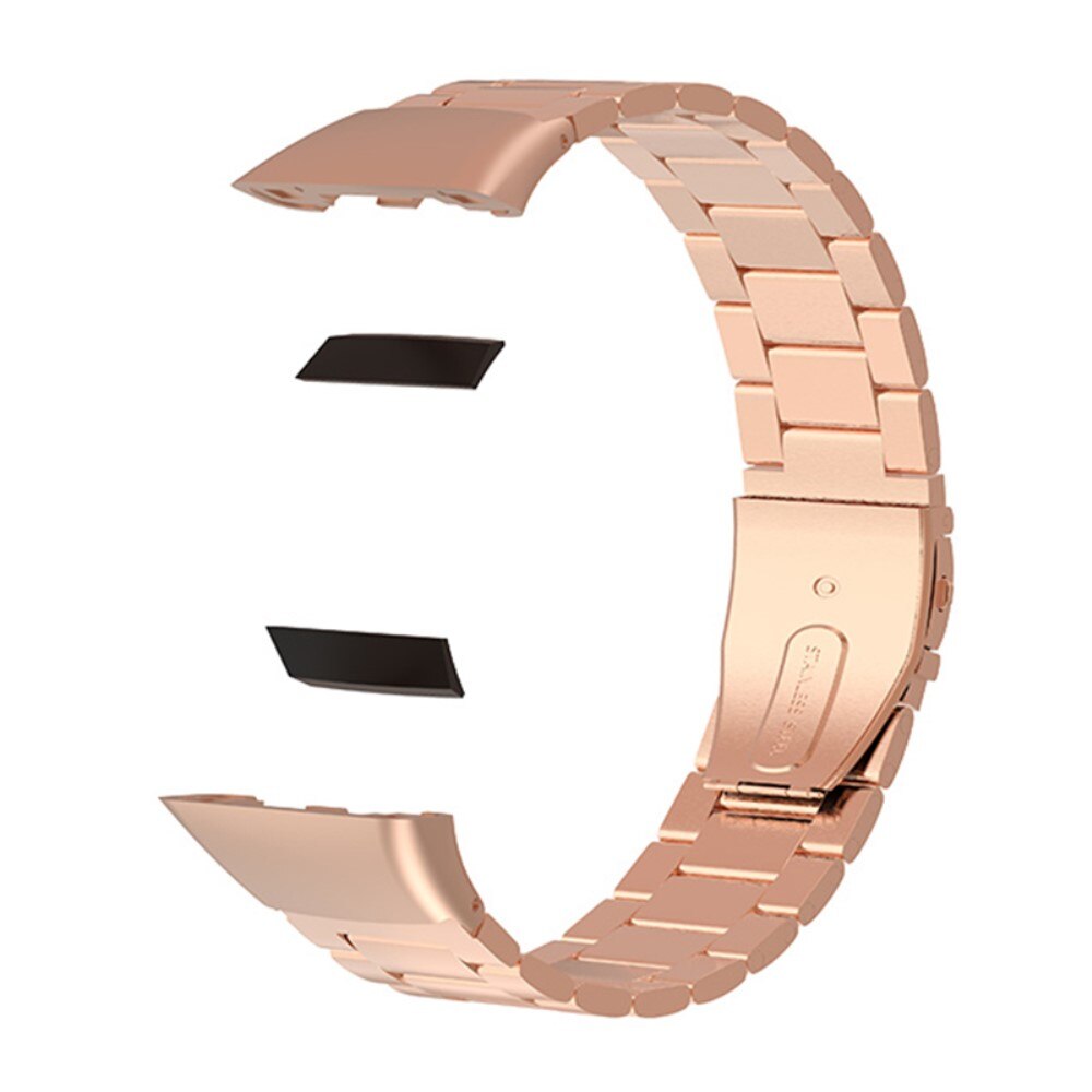 Correa de acero Huawei Band 6 Oro rosa