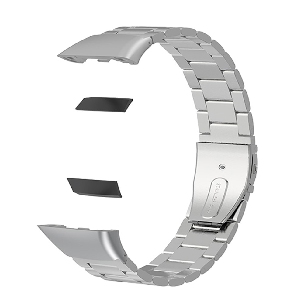 Correa de acero Huawei Band 6 Plata