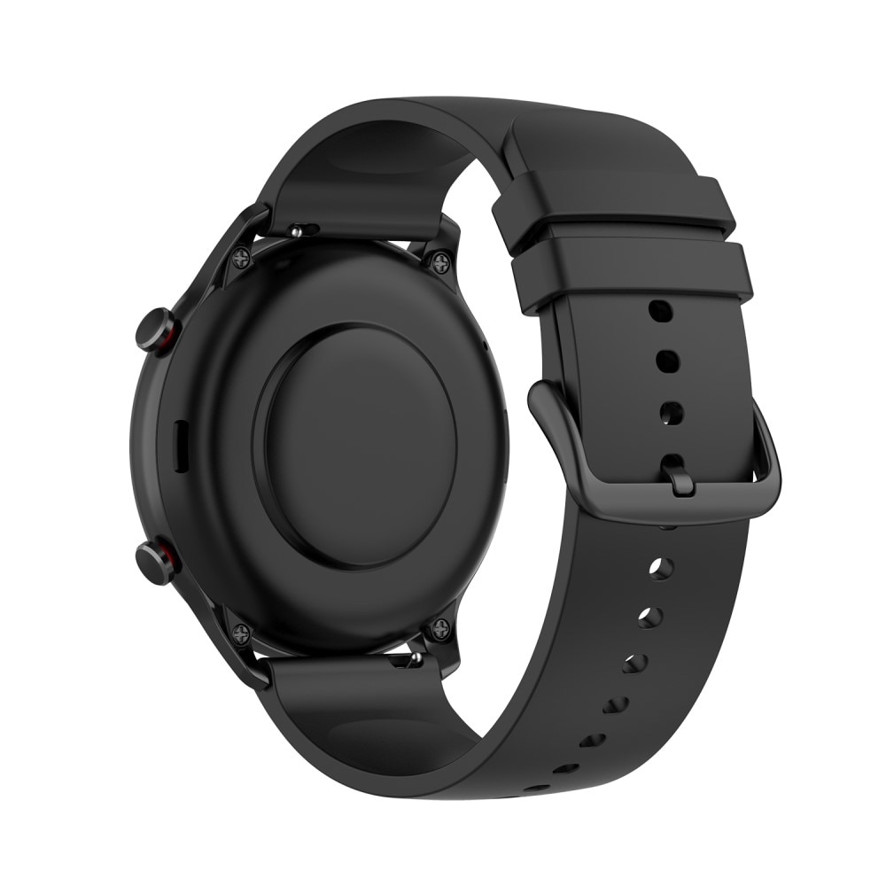 Correa de silicona para Amazfit GTR 2 Classic/GTR 2e/GTR 2 Sport, Negro