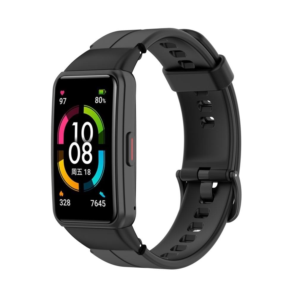 Correa de silicona para Huawei Band 6, negro