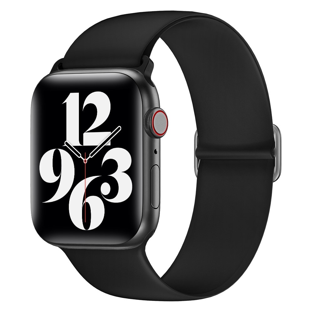 Correa elástica de silicona Apple Watch SE 40mm negro