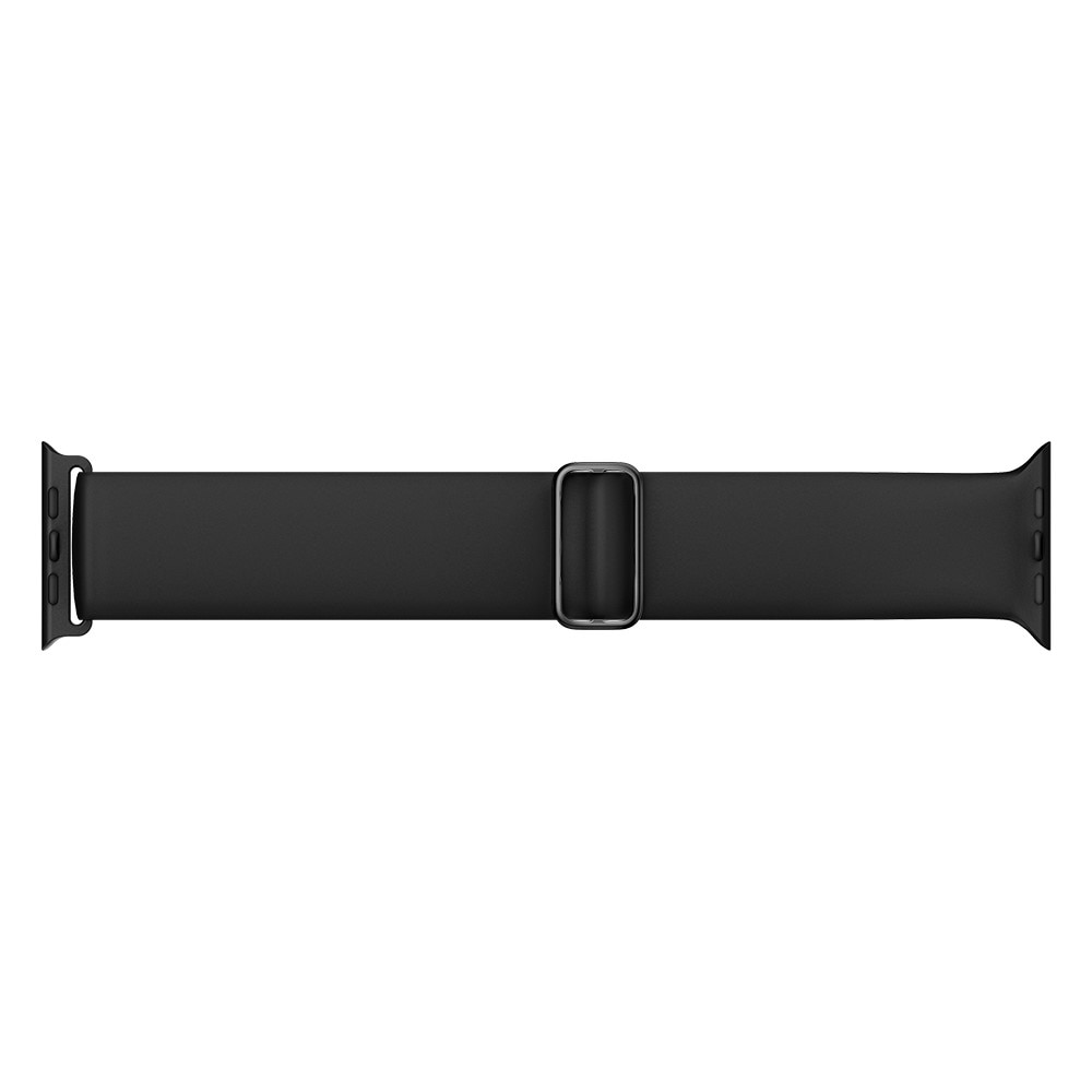Correa elástica de silicona Apple Watch 41mm Series 8 Negro