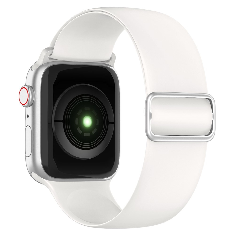Correa elástica de silicona Apple Watch 42mm blanco