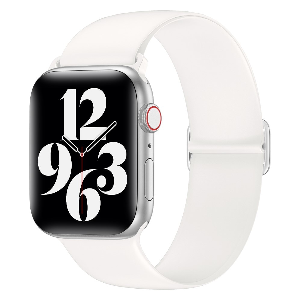 Correa elástica de silicona Apple Watch 38/40/41 mm Blanco
