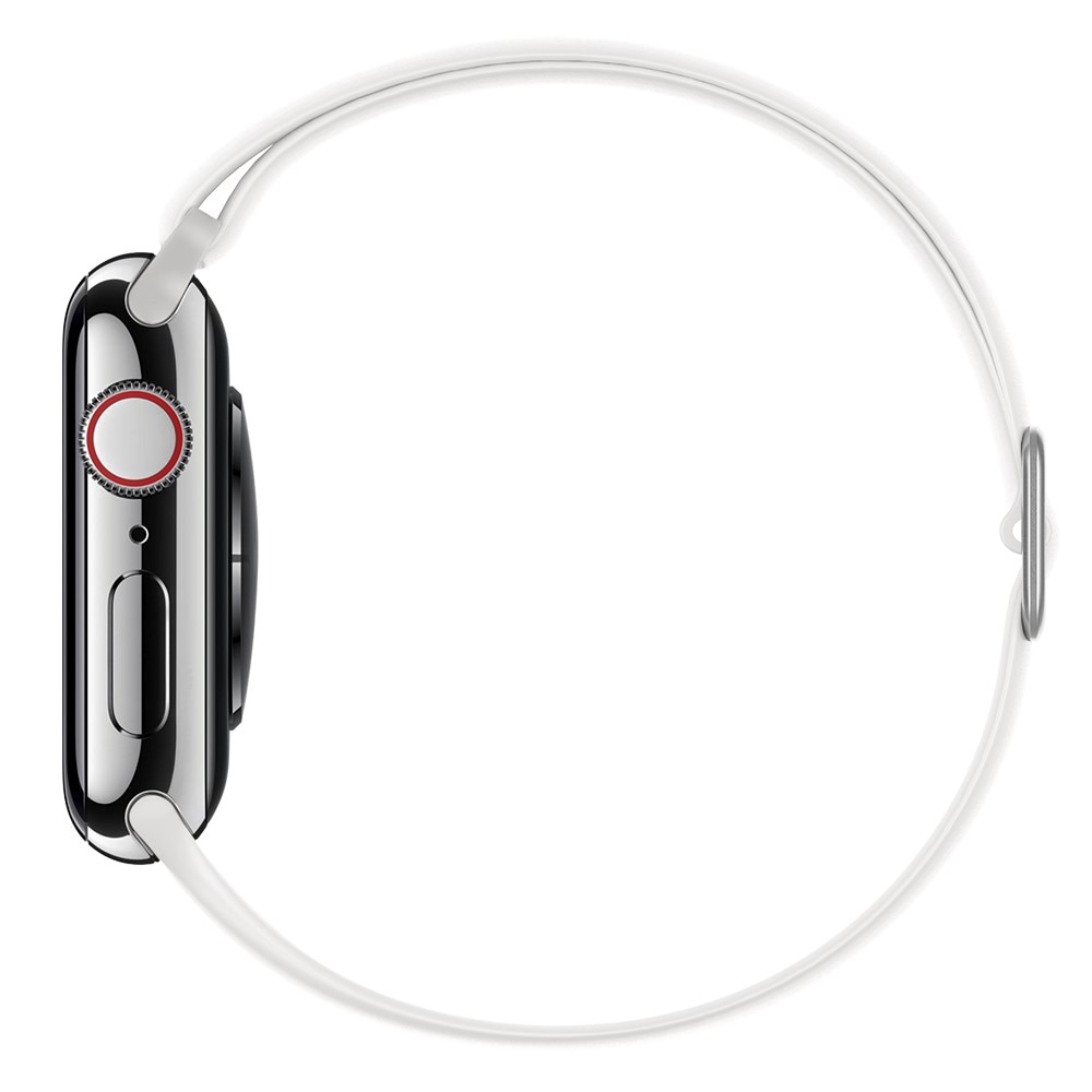 Correa elástica de silicona Apple Watch 42mm blanco