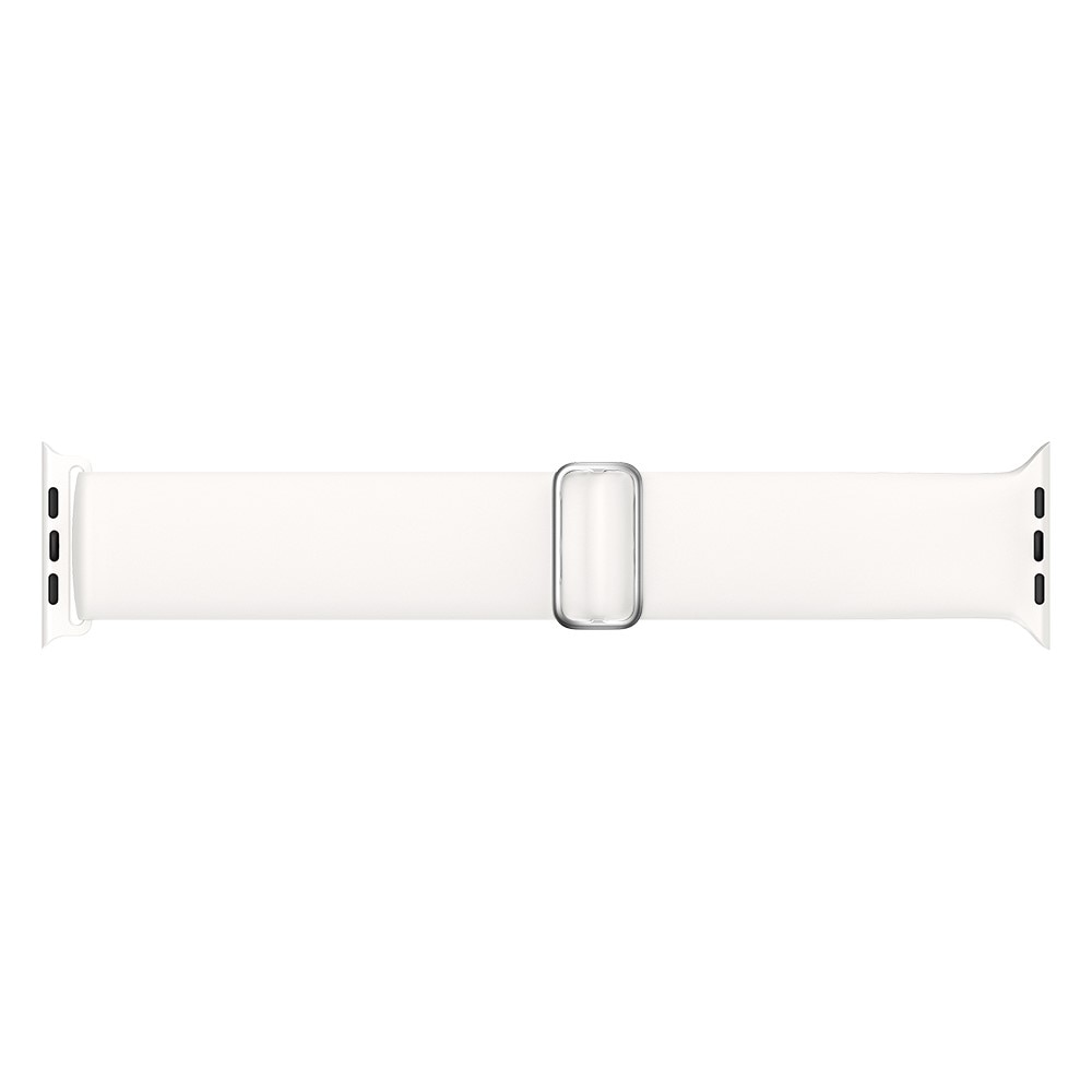Correa elástica de silicona Apple Watch 45mm Series 8 Blanco