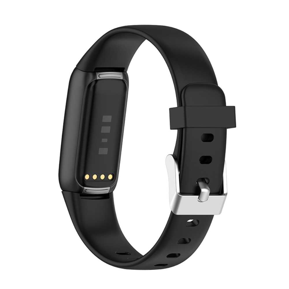 Correa de silicona para Fitbit Luxe, Negro
