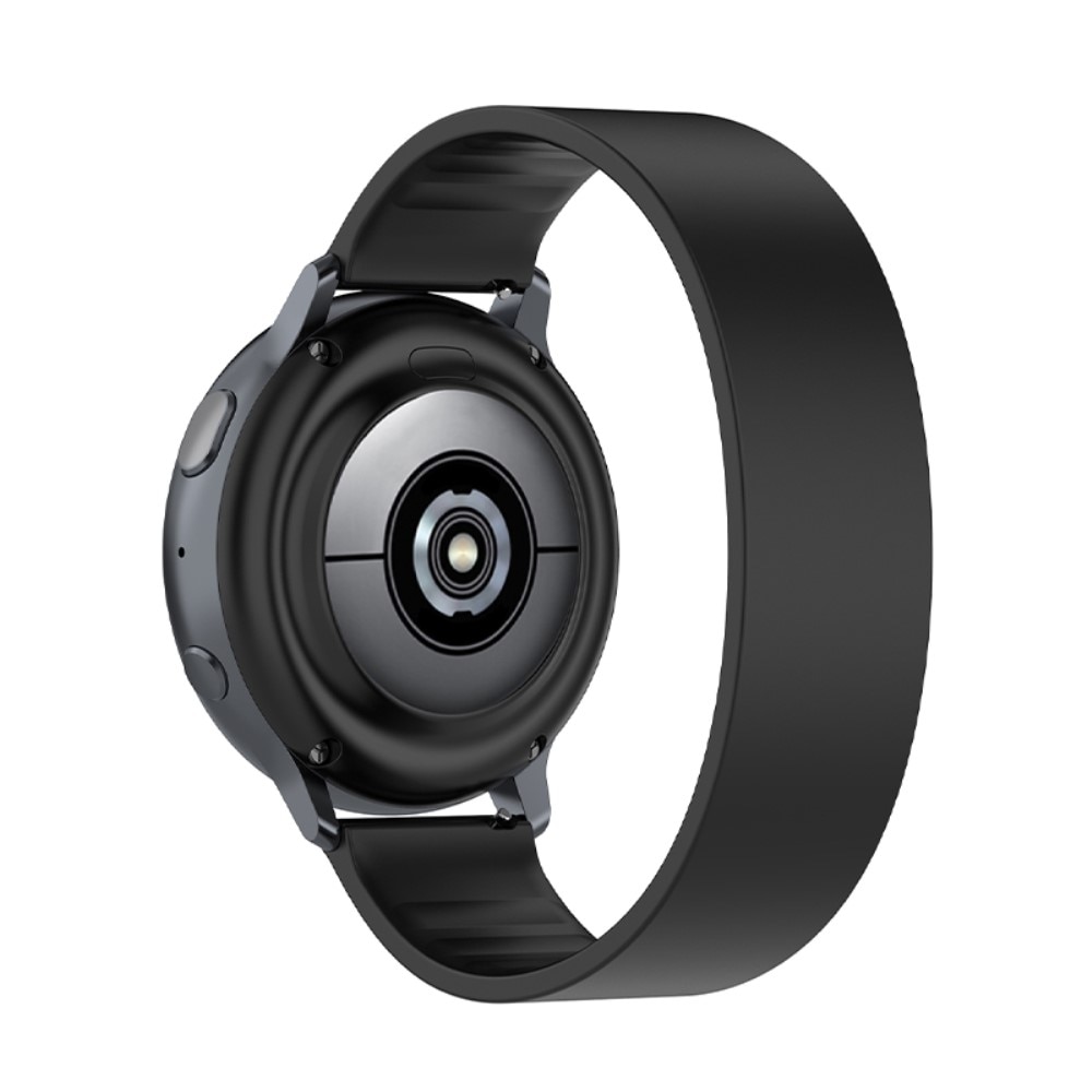 Correa elástica de silicona Samsung Galaxy Watch 4 40/42/44/46 mm Negro