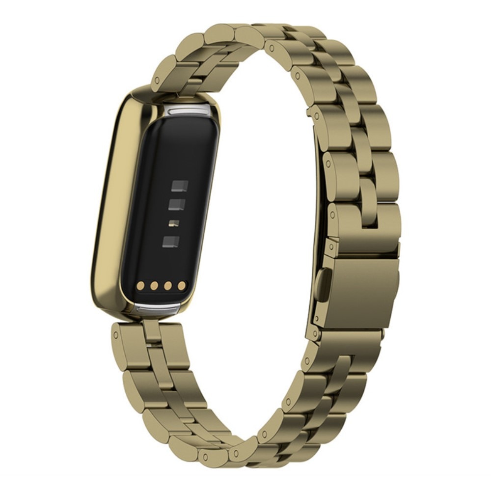 Correa de acero Fitbit Luxe Oro