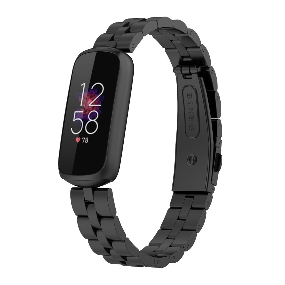 Correa de acero Fitbit Luxe Negro