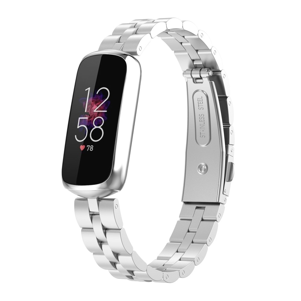 Correa de acero Fitbit Luxe Plata