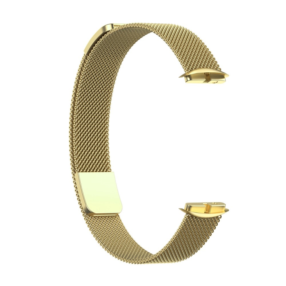 Pulsera milanesa para Fitbit Luxe, Oro