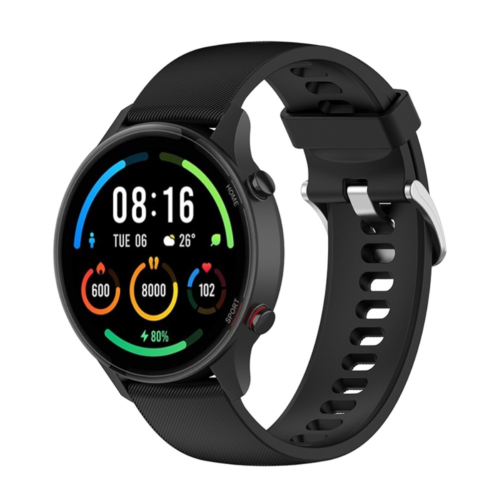 Correa de silicona para Xiaomi Mi Watch, Negro
