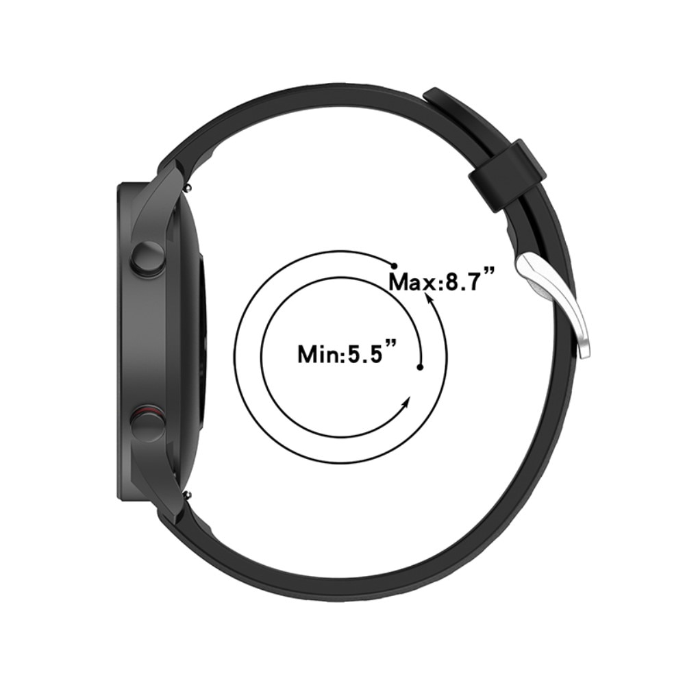 Correa de silicona para Xiaomi Mi Watch, negro