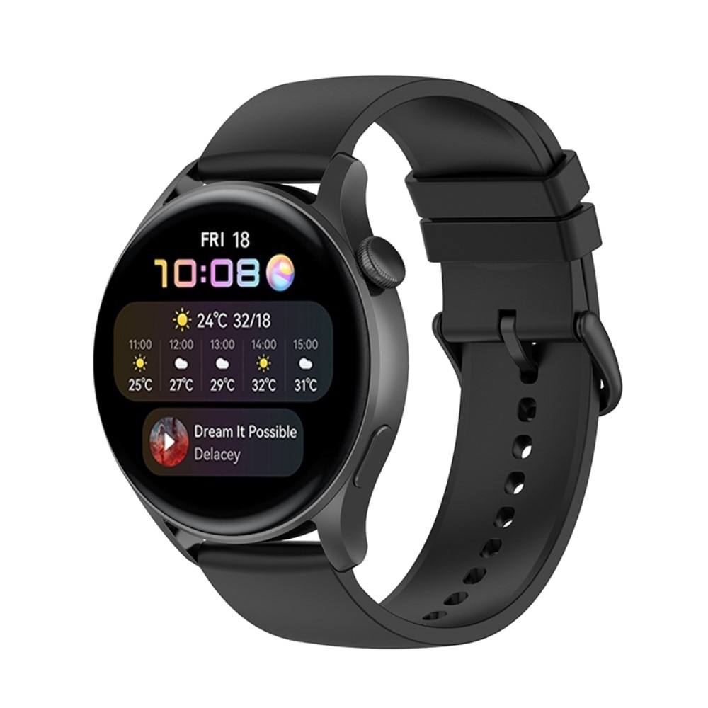 Correa de silicona para Huawei Watch GT 2e, Negro