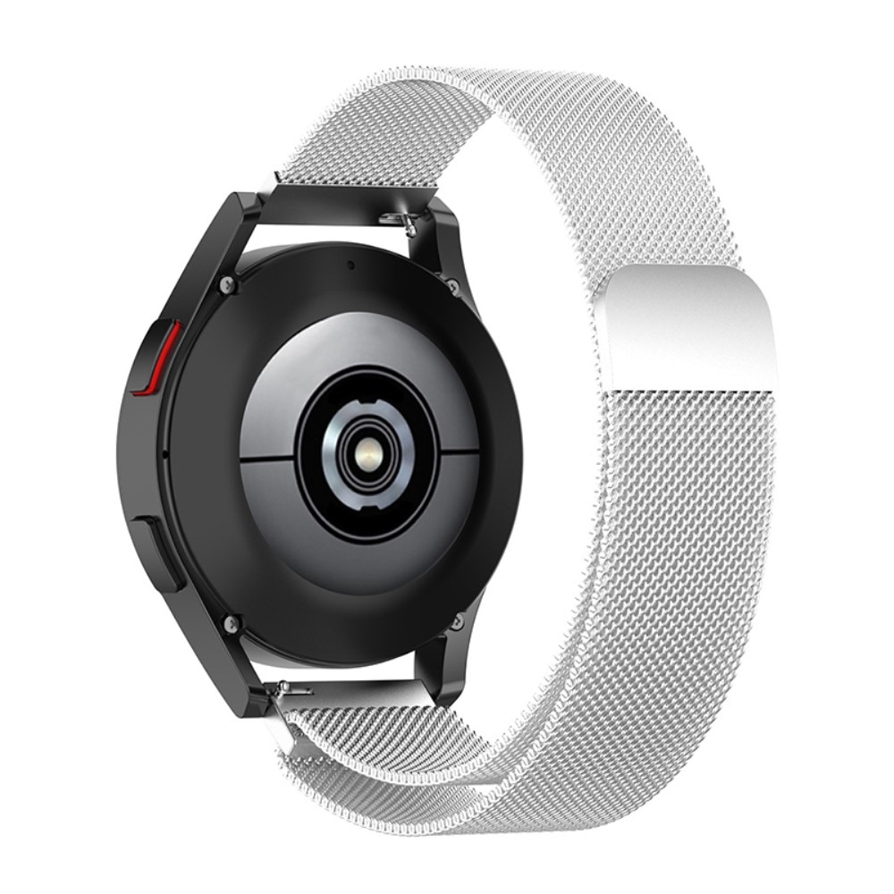 Pulsera milanesa para Samsung Galaxy Watch 5 40mm, Plata