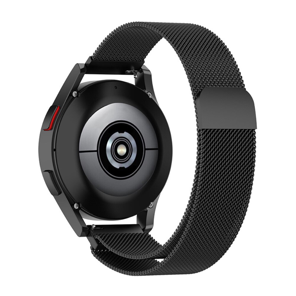 Pulsera milanesa para Samsung Galaxy Watch 5 44mm, Negro