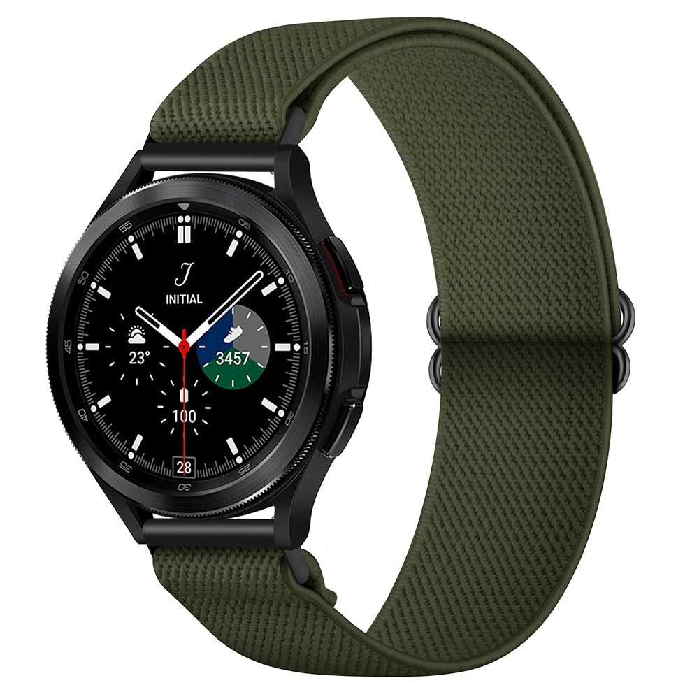 Correa elástica de nailon Samsung Galaxy Watch 5 Pro 45mm verde oscuro