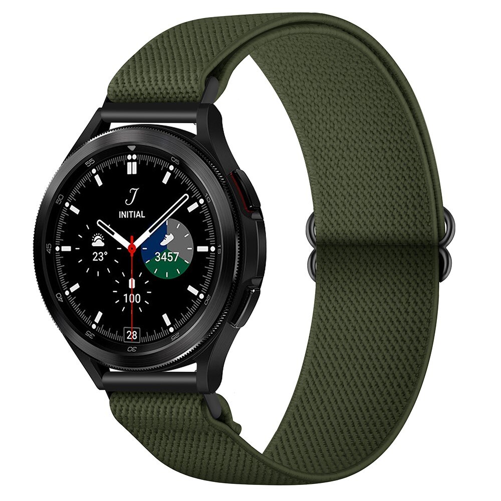 Correa elástica de nailon Samsung Galaxy Watch 5 Pro 45mm, Verde