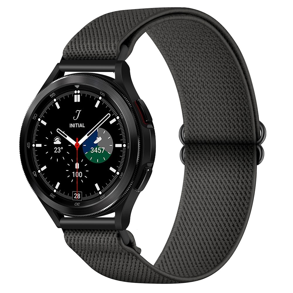 Correa elástica de nailon Samsung Galaxy Watch 5 Pro 45mm gris oscuro