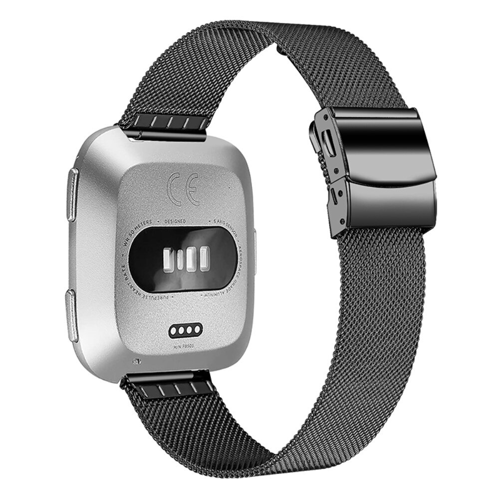 Correa de malla Fitbit Versa/Versa 2 Black