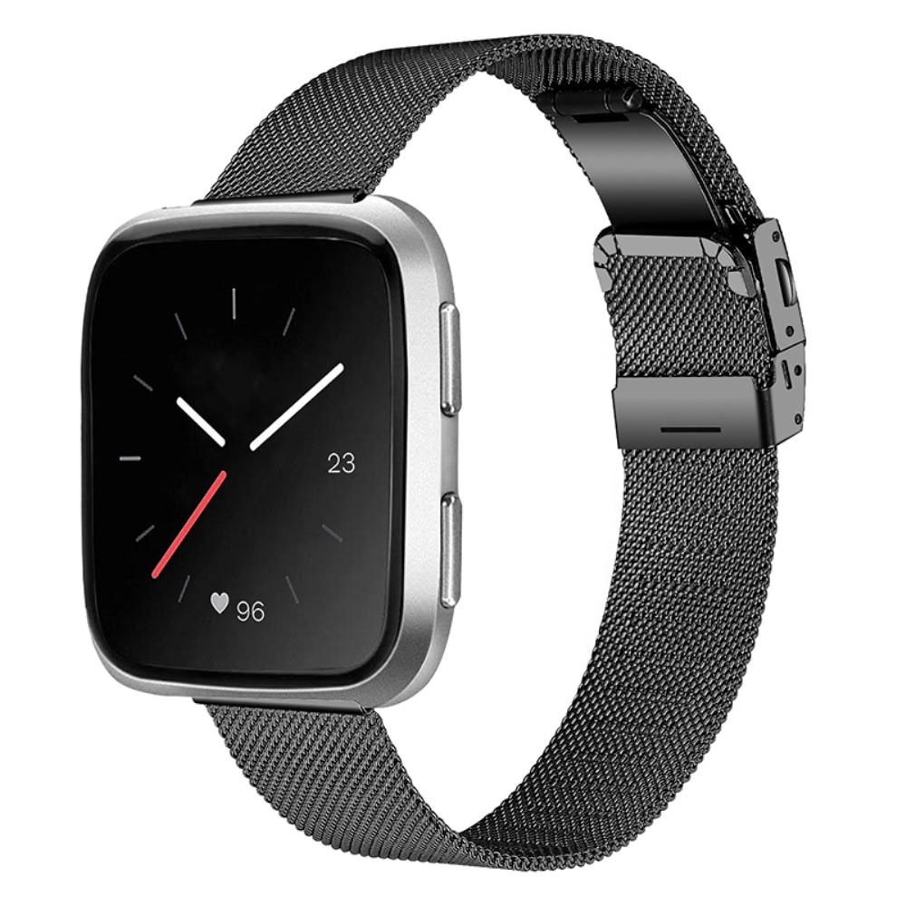 Correa de malla Fitbit Versa/Versa 2 Black