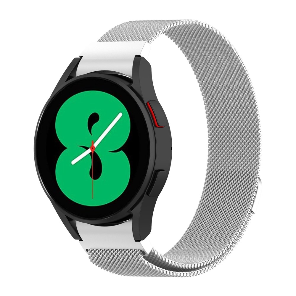 Correa milanesa Full Fit Samsung Galaxy Watch 4 44mm Plata