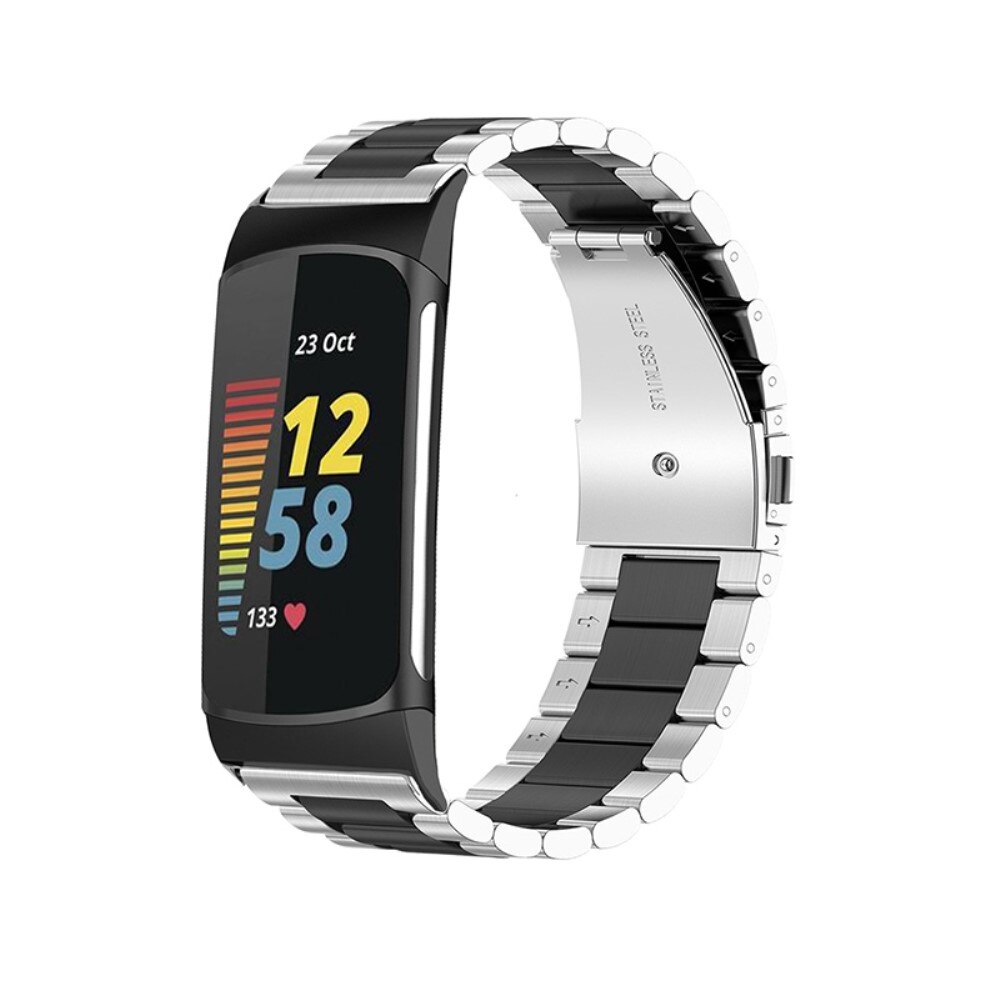 Correa de acero Fitbit Charge 5 Plata