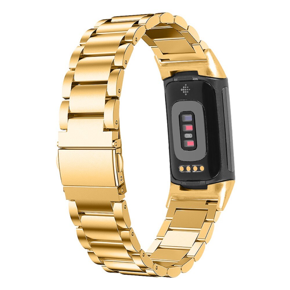 Correa de acero Fitbit Charge 6 Oro