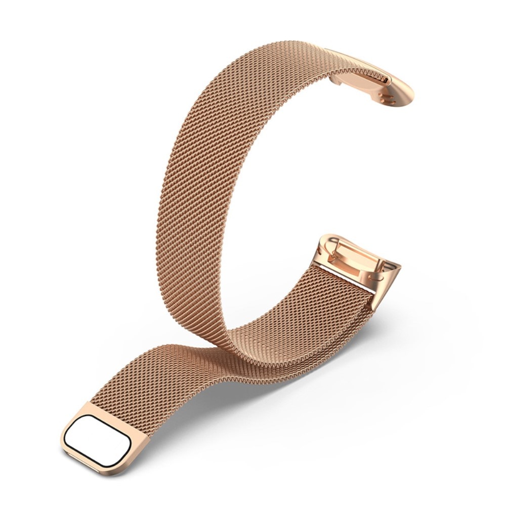 Pulsera milanesa para Fitbit Charge 6, Oro rosa