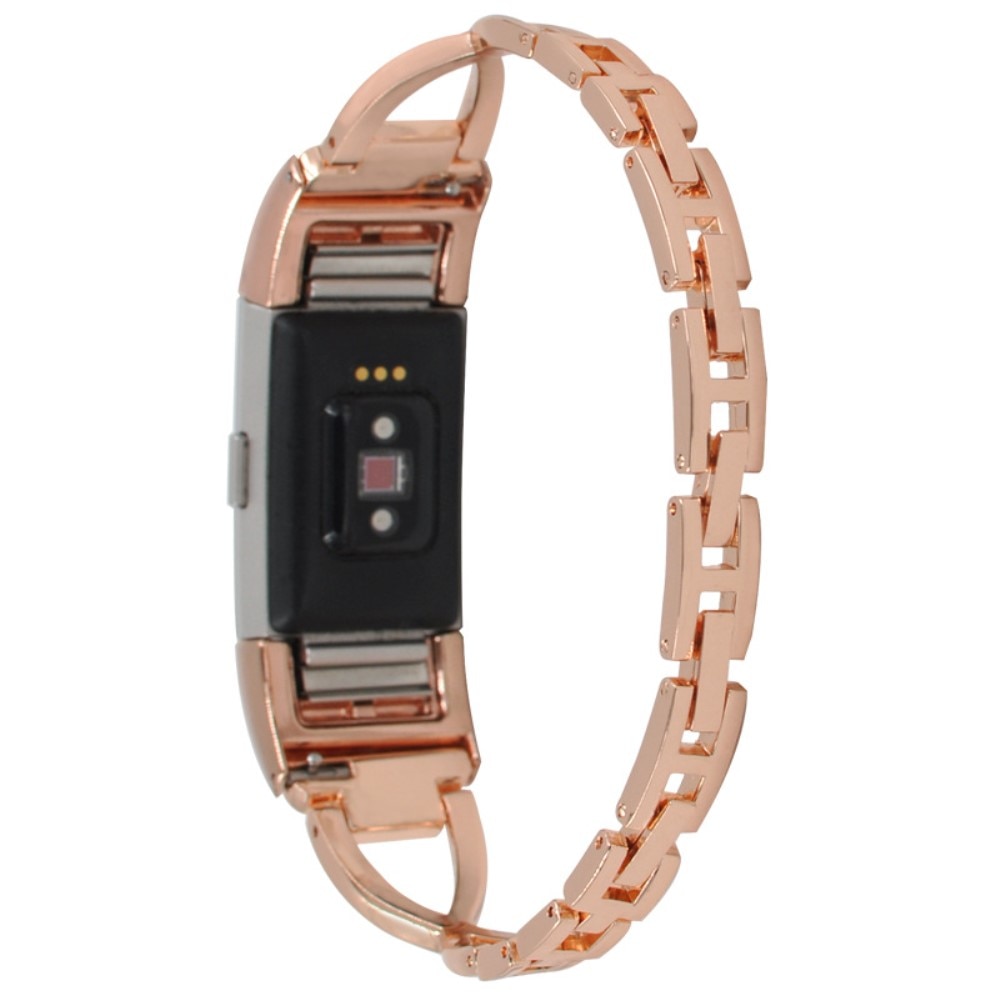 Correa Cristal Fitbit Charge 6 Rose Gold