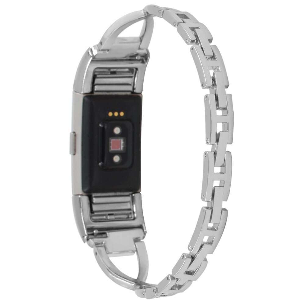 Correa Cristal Fitbit Charge 6 Plata