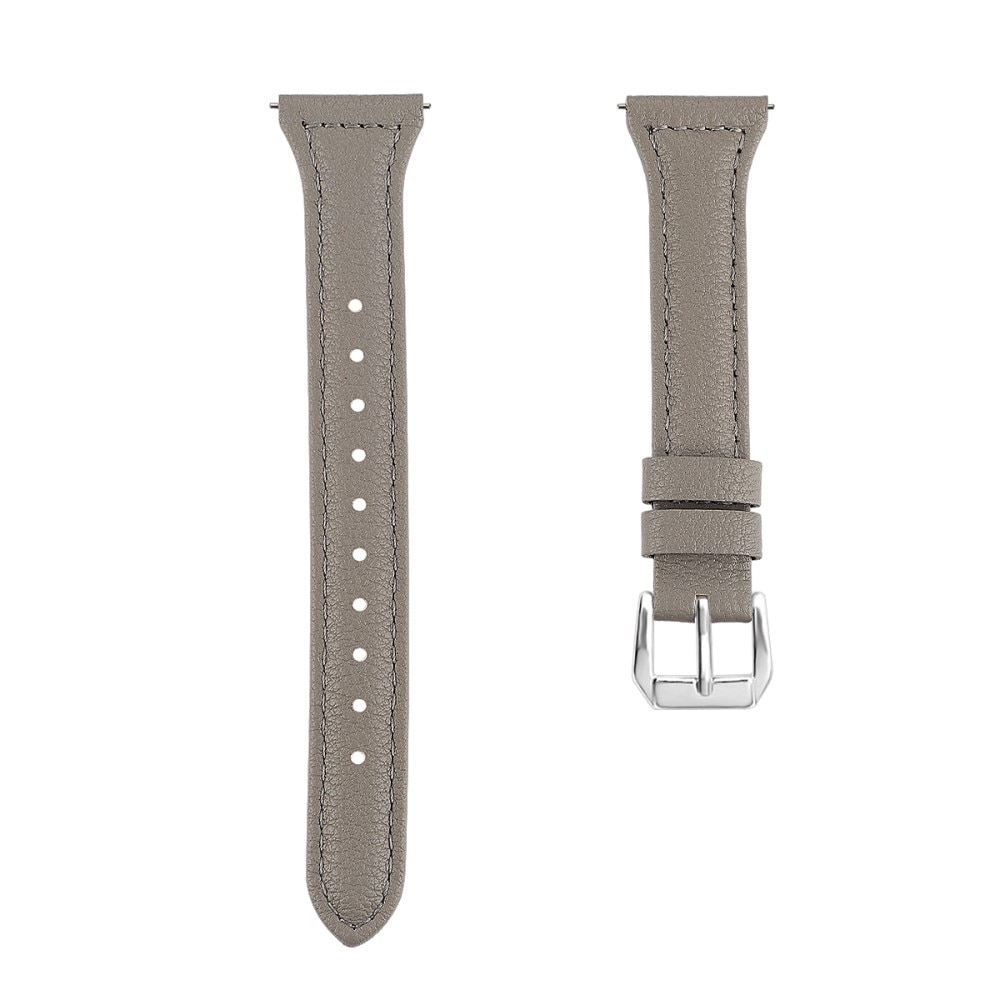 Correa fina de piel Withings Steel HR 40mm gris