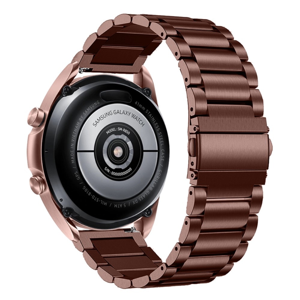 Correa de acero Samsung Galaxy Watch 4 44mm Marrón