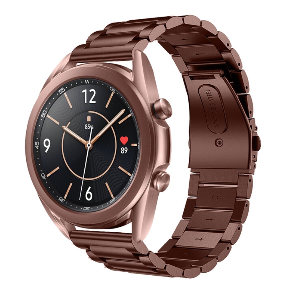 Correa de acero Samsung Galaxy Watch 4 44mm Marrón