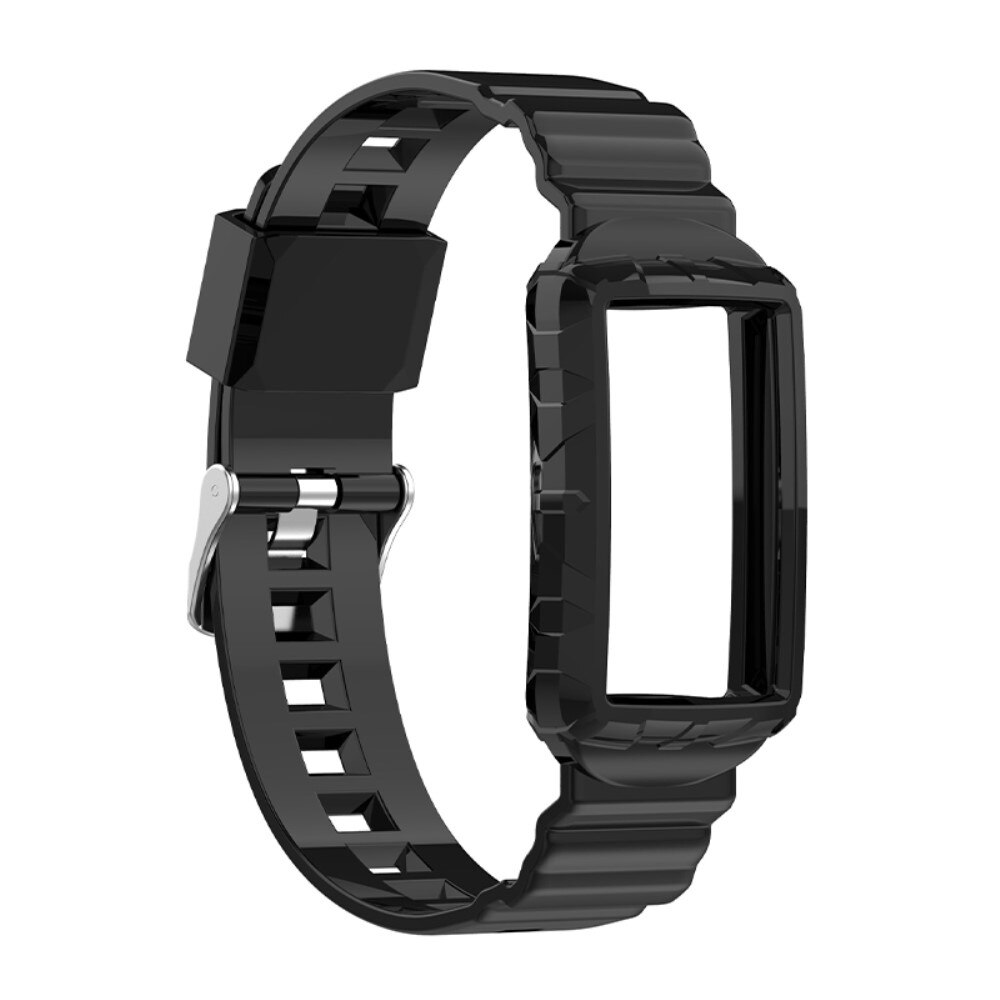 Correa de silicona para Fitbit Charge 6, negro