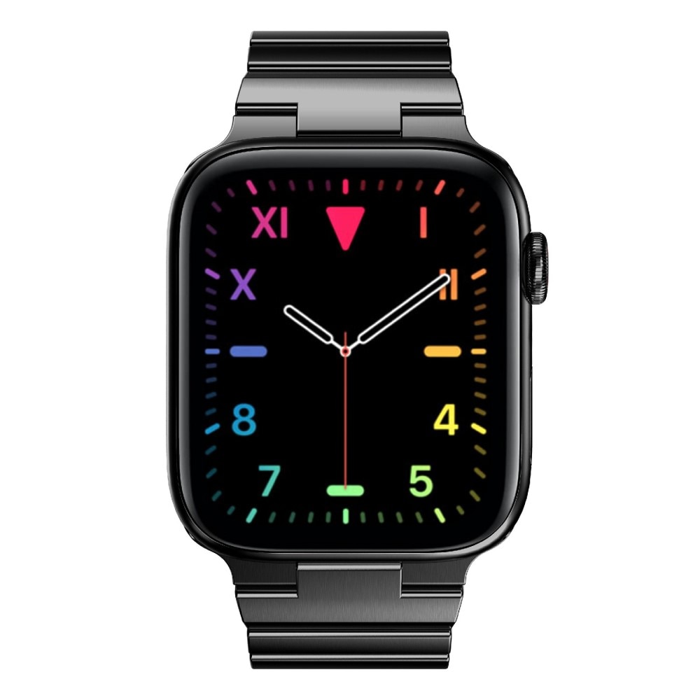 Pulsera de eslabones Apple Watch 45mm Series 9 negro