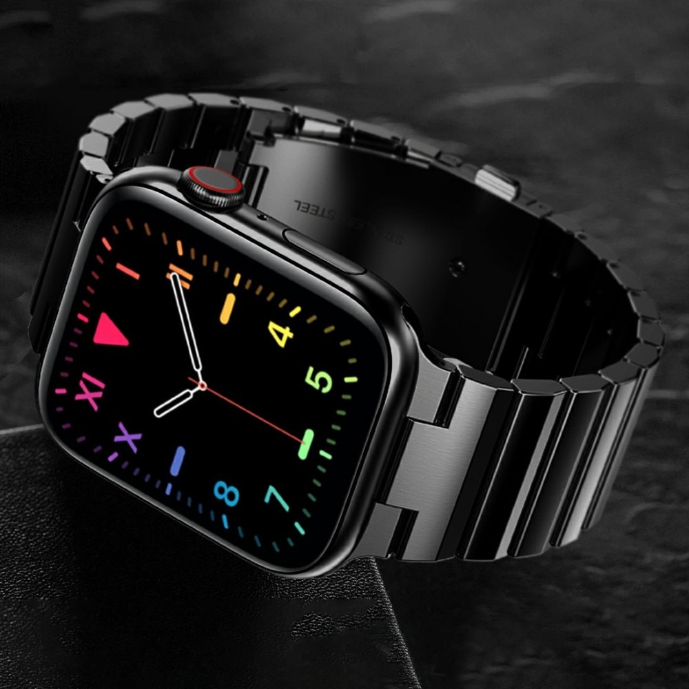 Pulsera de eslabones Apple Watch 41mm Series 9 negro