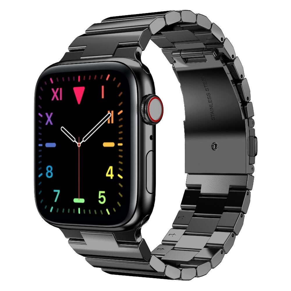 Pulsera de eslabones Apple Watch 41mm Series 8 Negro