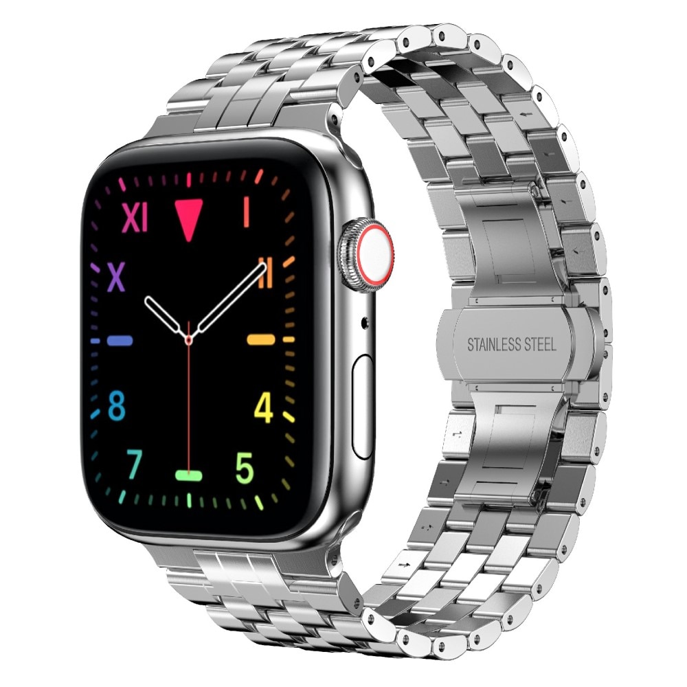 Correa acero Business Apple Watch 45mm Series 8 Plata