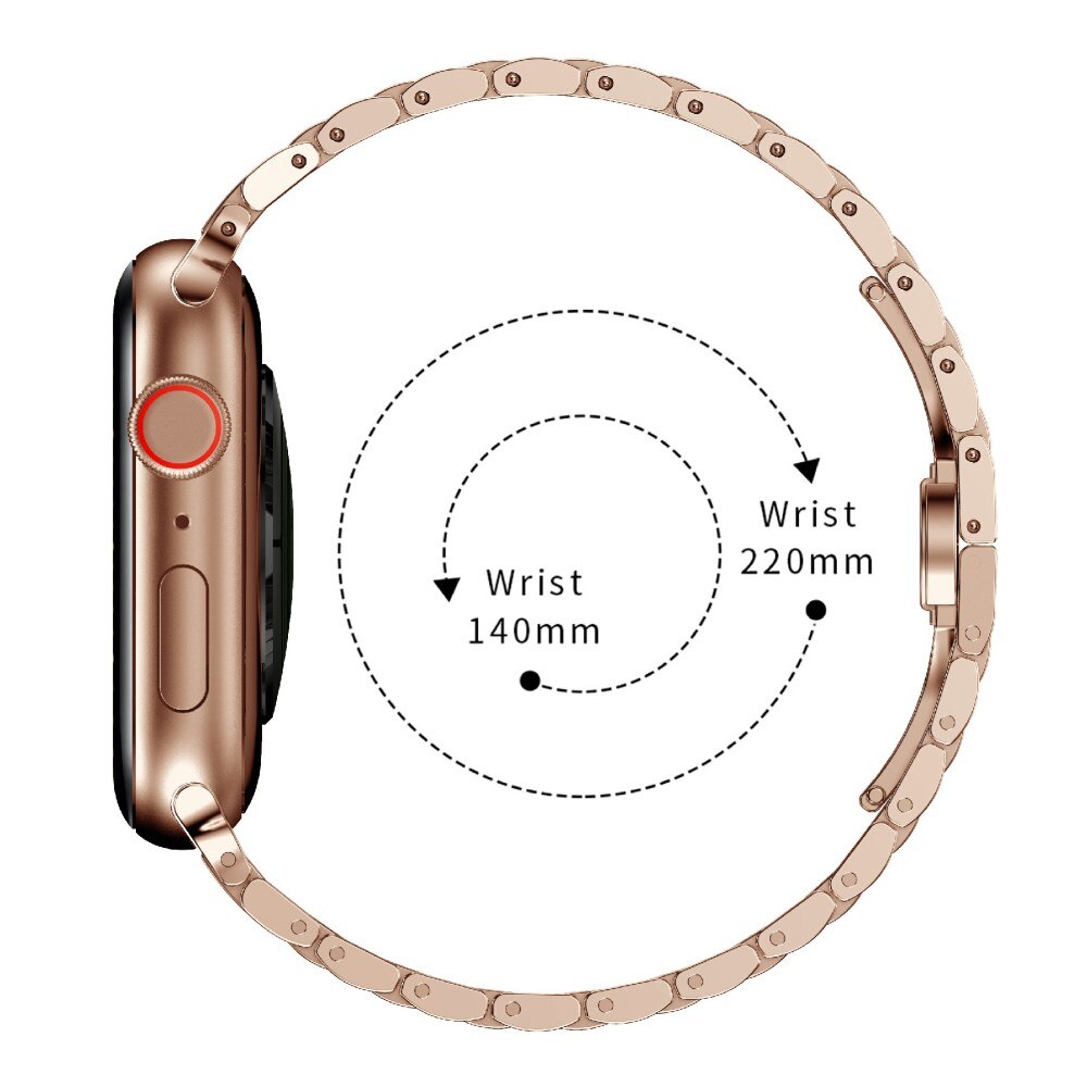 Correa acero Business Apple Watch Ultra 49mm oro rosa