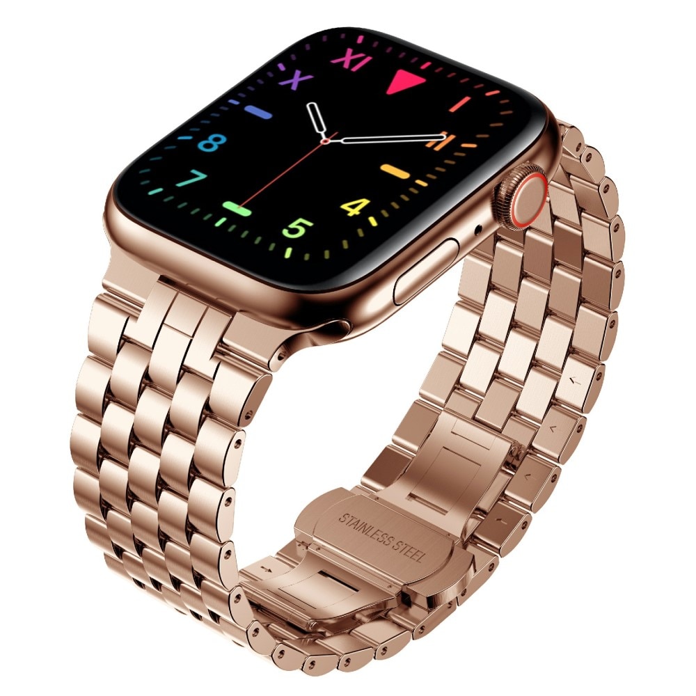 Correa acero Business Apple Watch Ultra 49mm oro rosa