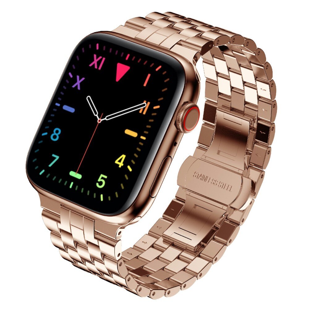 Correa acero Business Apple Watch Ultra 49mm oro rosa