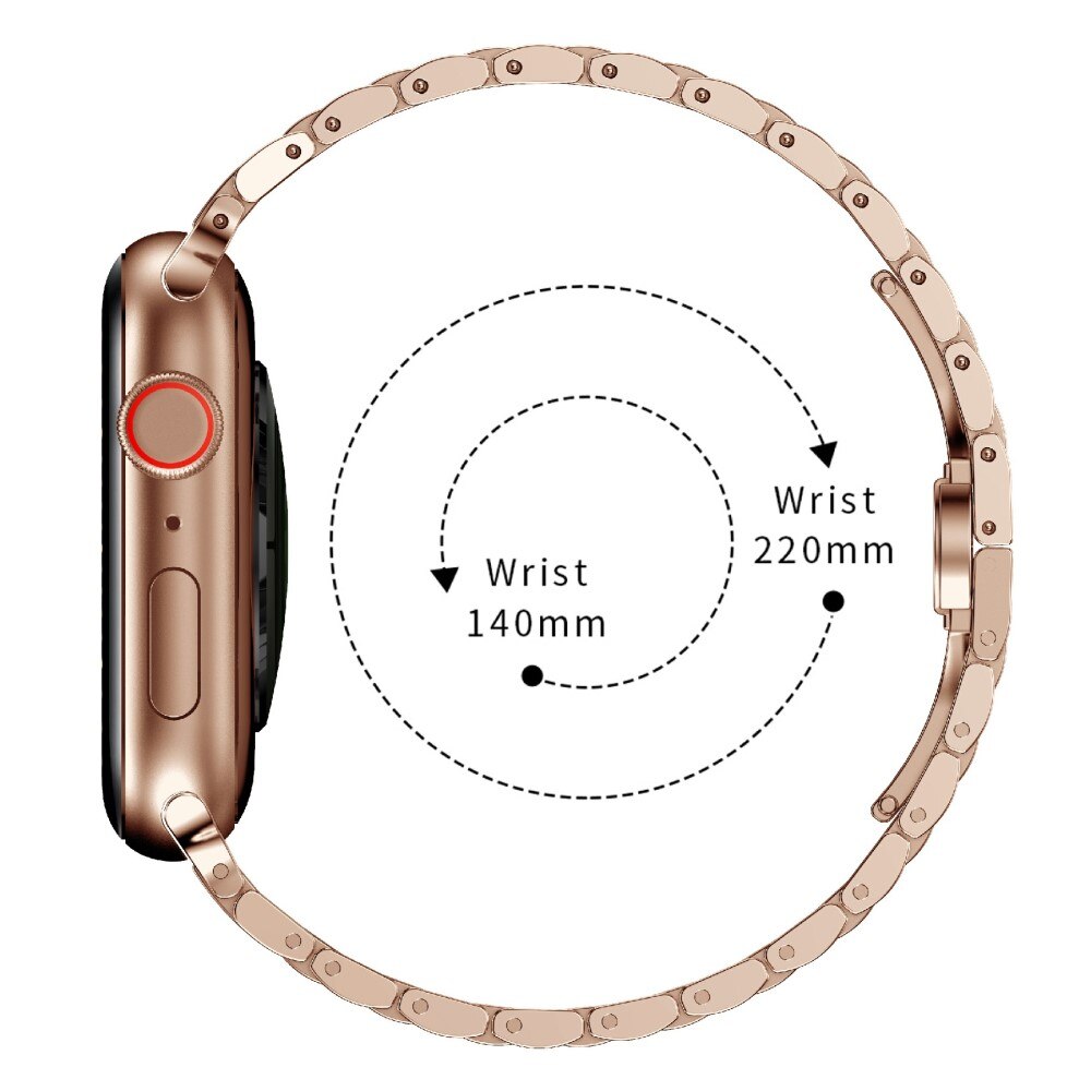 Correa acero Business Apple Watch 41mm Series 8 Oro rosa