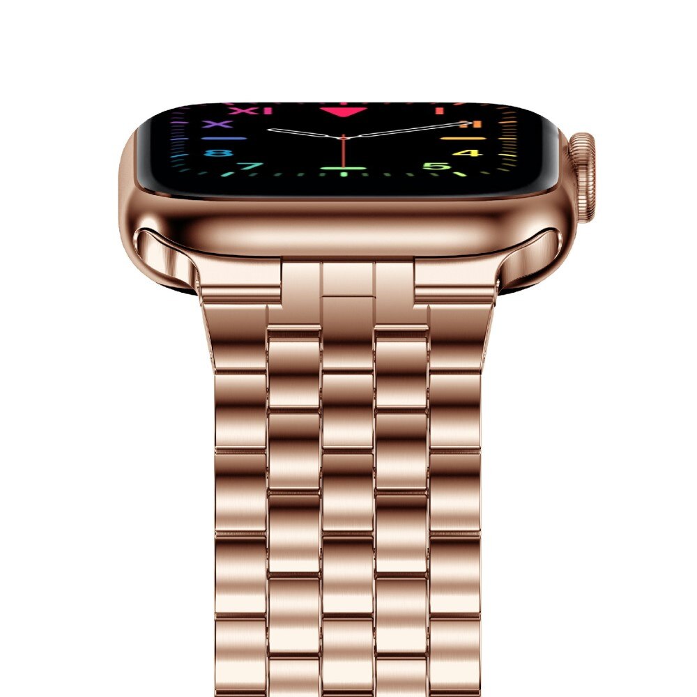 Correa acero Business Apple Watch 41mm Series 8 Oro rosa